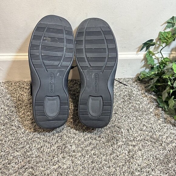 Orthofeet 422 Baton Rouge Brown Black Diabetic Men's Leather Shoes Size 8.5 D - Picture 5 of 8